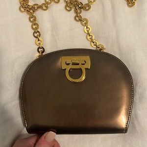 Salvatore Ferragamo Vintage Patent Leather Clutch